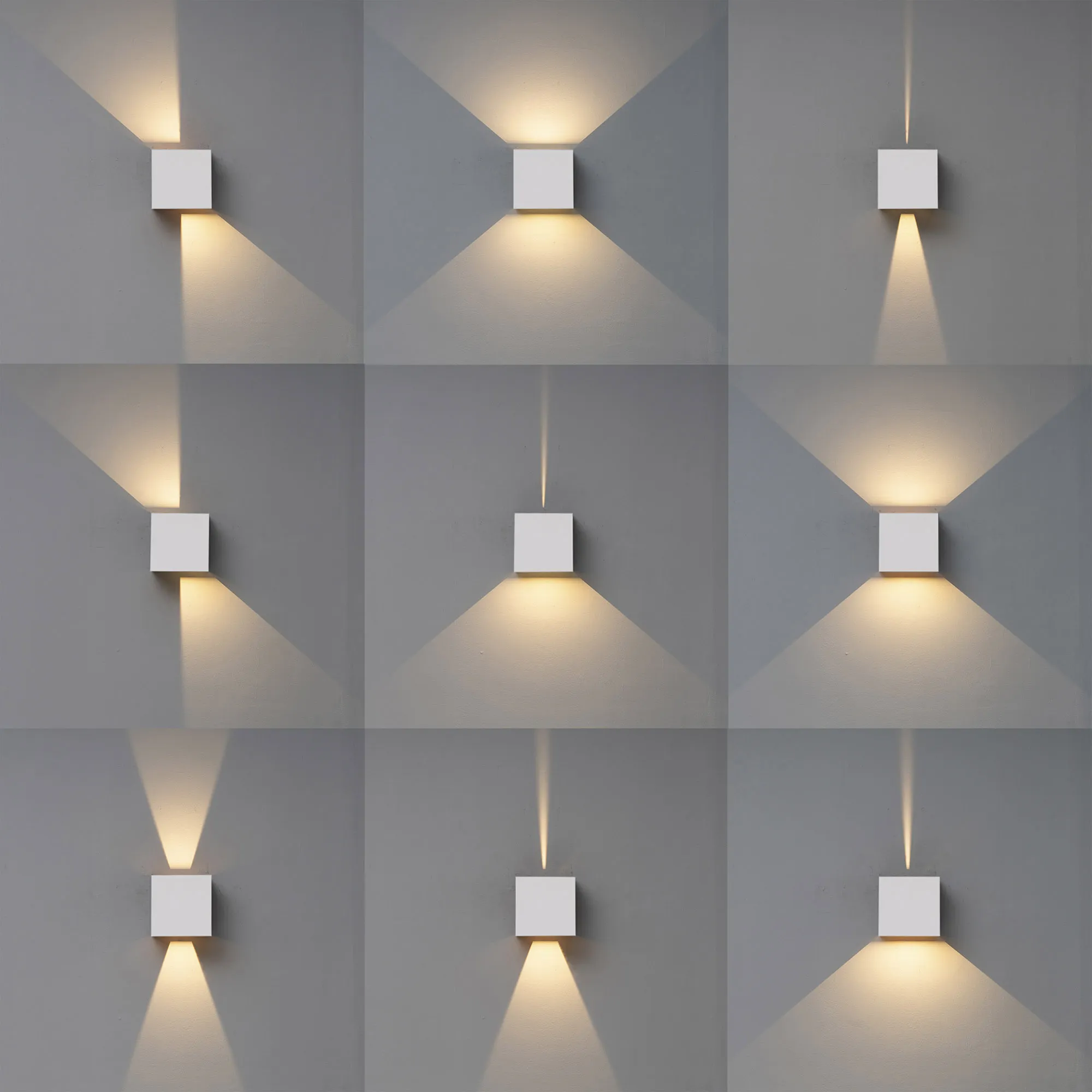 Delia Wall Lamp 6W LED IP54 Sand White D0456  Deco Delia